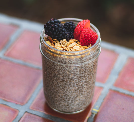 Dark Chocolate Ashwagandha Chia Pudding