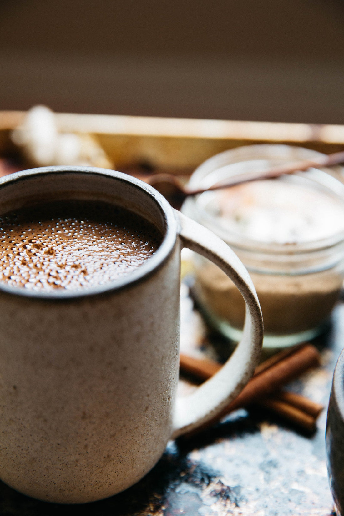 Hot chocolate ashwagandha smoothie