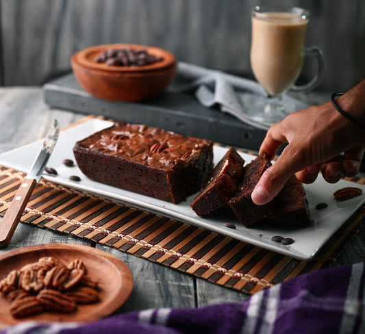 brownies made with chocolate ashwagandha