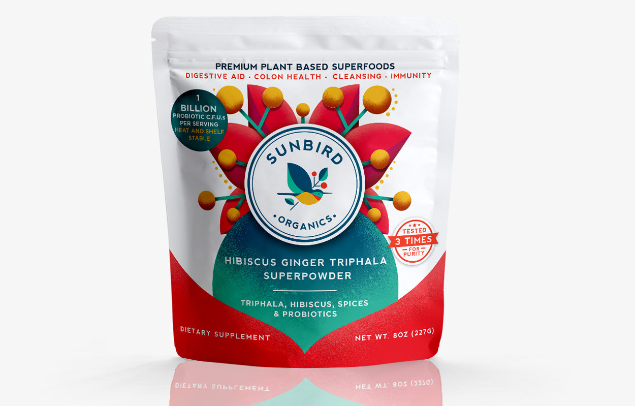 Hibiscus Ginger Triphala with Probiotics